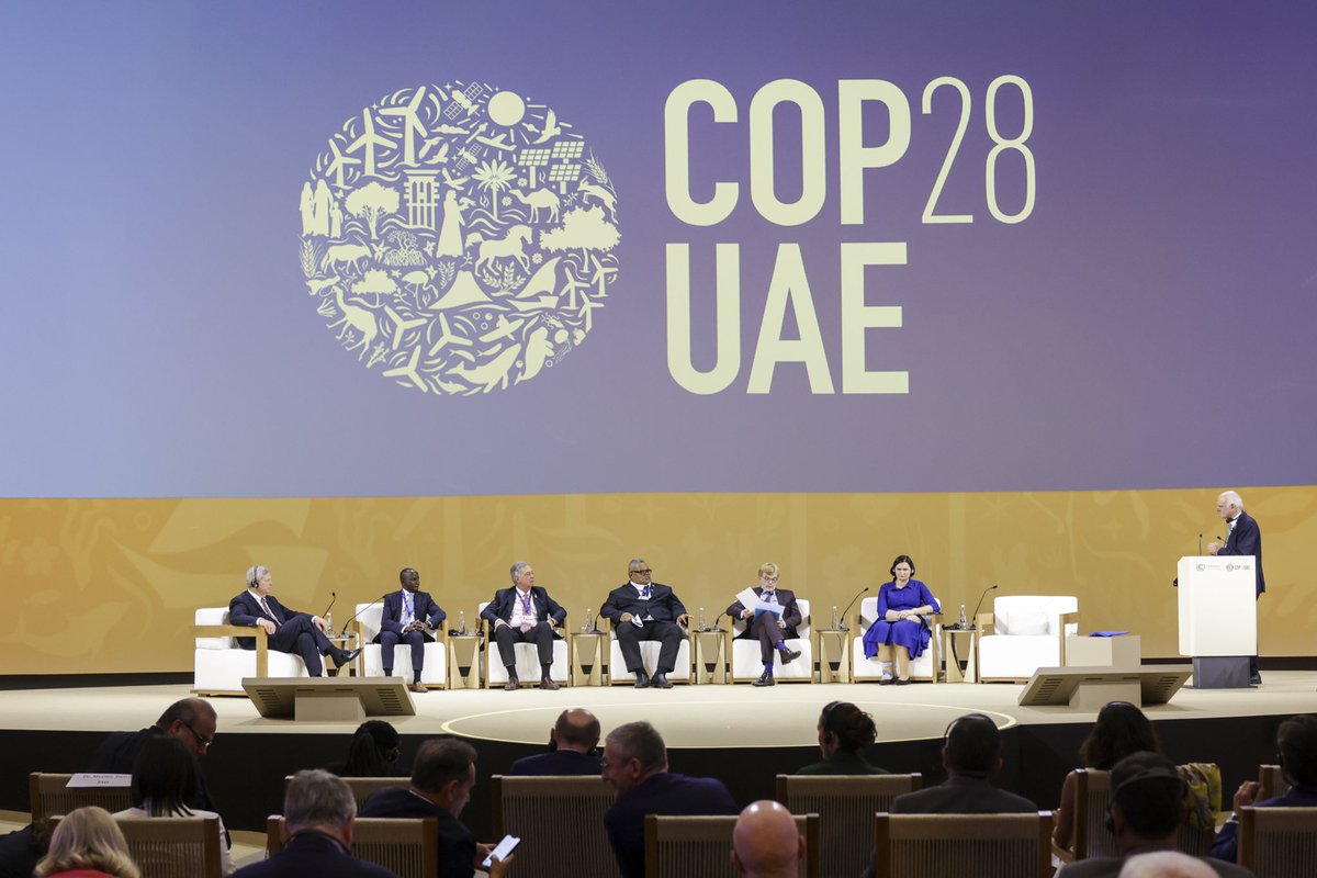 Mise en œuvre de la déclaration des Émirats Arabes Unis 🇦🇪 sur les systèmes alimentaires resilients signée par 152 pays et dont l’agroécologie est une parfaite declinaison. 

J’interviens pour remercier les pays représentés et les Émirats arabes unis de mettre cette année en