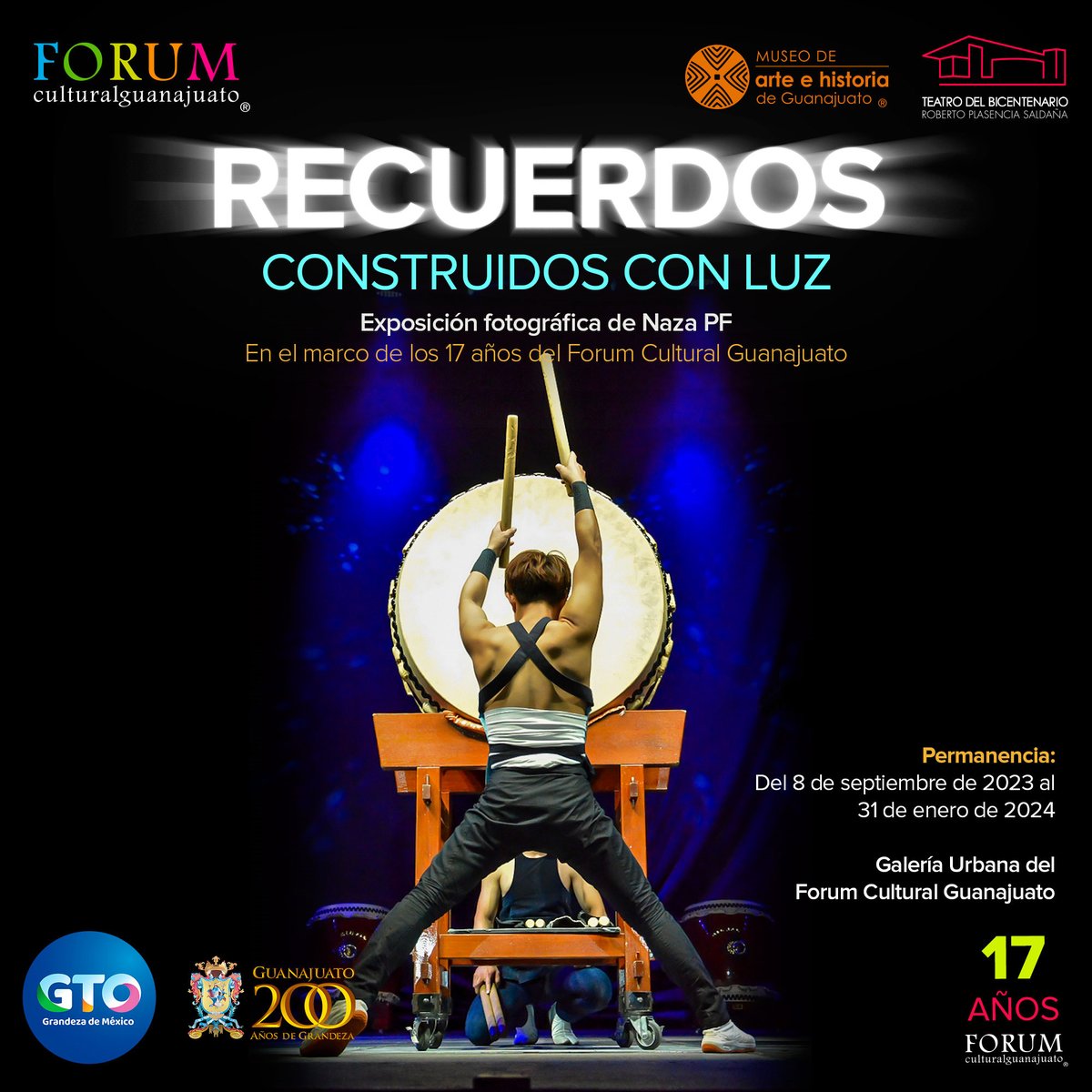 👏🏼Visita la exposición 📷 de <a href="/nazapf/">Naza PF</a> en la Galería Urbana de <a href="/ForumCultural/">Forum Cultural Guanajuato</a>   💫Recuerdos construidos con luz ✨ con 13 años de experiencia, Naza ha cubierto casi 2000 espectáculos, muchos en Forum  en el marco del 17 aniversario #Forum17  🗓️Permanencia: ENE 31, 2024