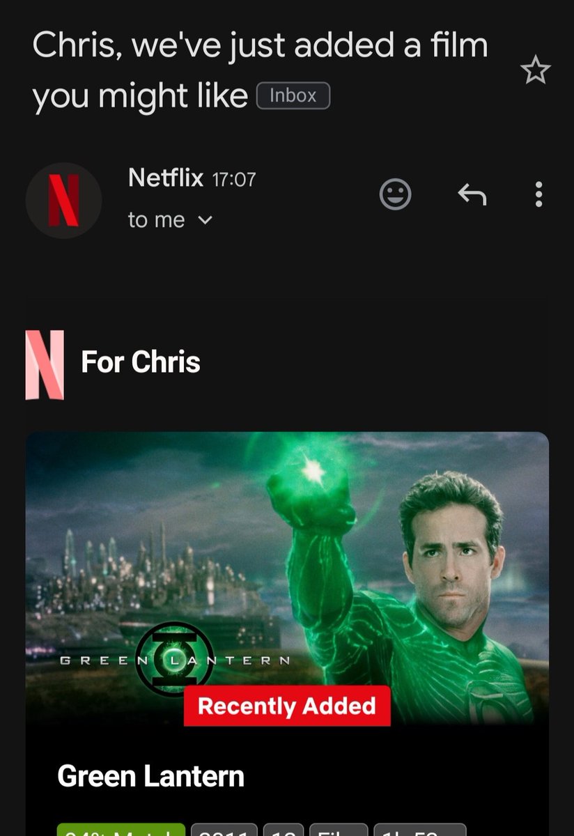 WhispHQ's tweet photo. @netflix has added a film I "might like". Is that actually true for anybody though? Perhaps @VancityReynolds and @weareMNTN could do a better job of promoting it, not that they would!! Ha! https://t.co/VM52kz1uUn