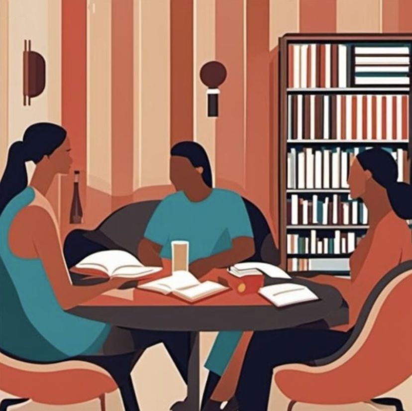 📚 Book club discussion in the metaverse library - explore new worlds through literature and connect with like-minded readers. $MZM #MetaZooMee #Metaverse #VirtualBookClub #LiteraryFriends #BookDiscussion #ReadingAdventures #FriendshipThroughBooks