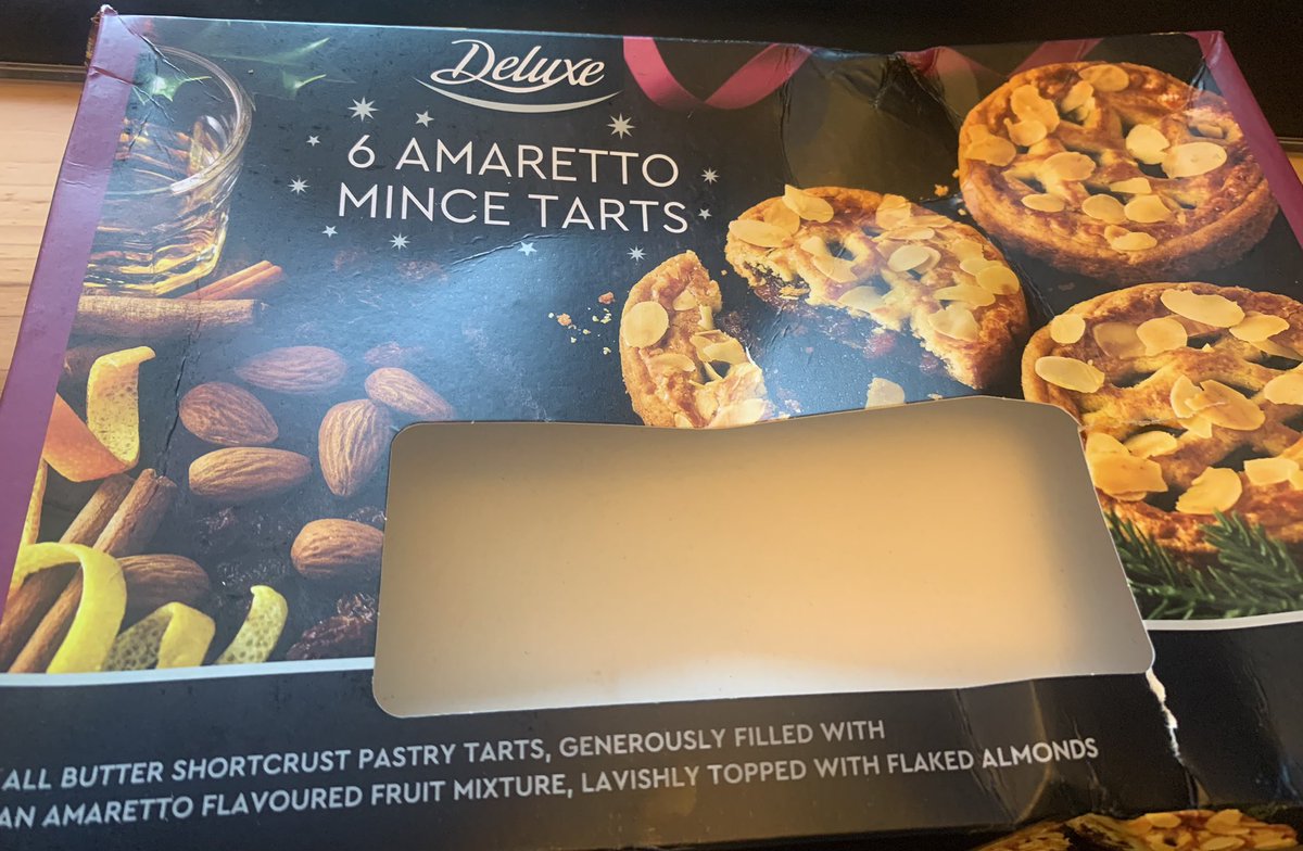Shane McCracken (@shanemcc) on Twitter photo PSA specifically for @TonyToners these mince pies/tarts from Lidl are delicious.
What’s the count so far this year? PSA specifically for @TonyToners these mince pies/tarts from Lidl are delicious.
What’s the count so far this year?