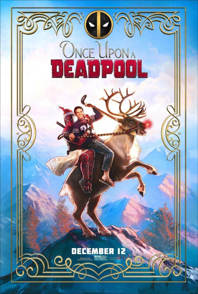 CarlosSTEAGLE's tweet photo. Once Upon a Deadpool (2018): Deadpool celebra la Navidad en esta versión editada de Deadpool 2. 🎄💀 Disponible en @disneyplusla #OnceUponADeadpool #NavidadConDeadpool #Rokumendacion https://t.co/MoWK85HCnS