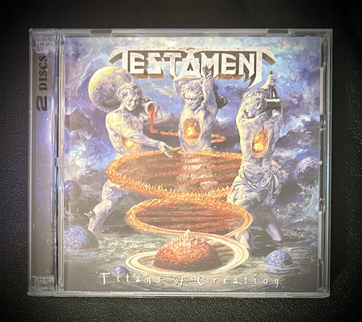 I absolutely love this one!
🤘💀🤘

#NowPlaying #Testament #TitansOfCreation #PhysicalMusic