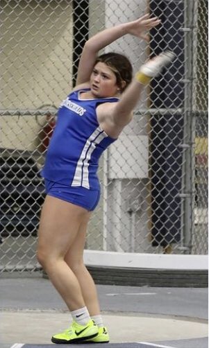 HhdsSchools's tweet photo. Congratulations to Isabella Rivera on setting a new school record in the girls weight throw - 40’10.5”. #raiderrecord #raiderpride https://t.co/D5FGaVTjwp