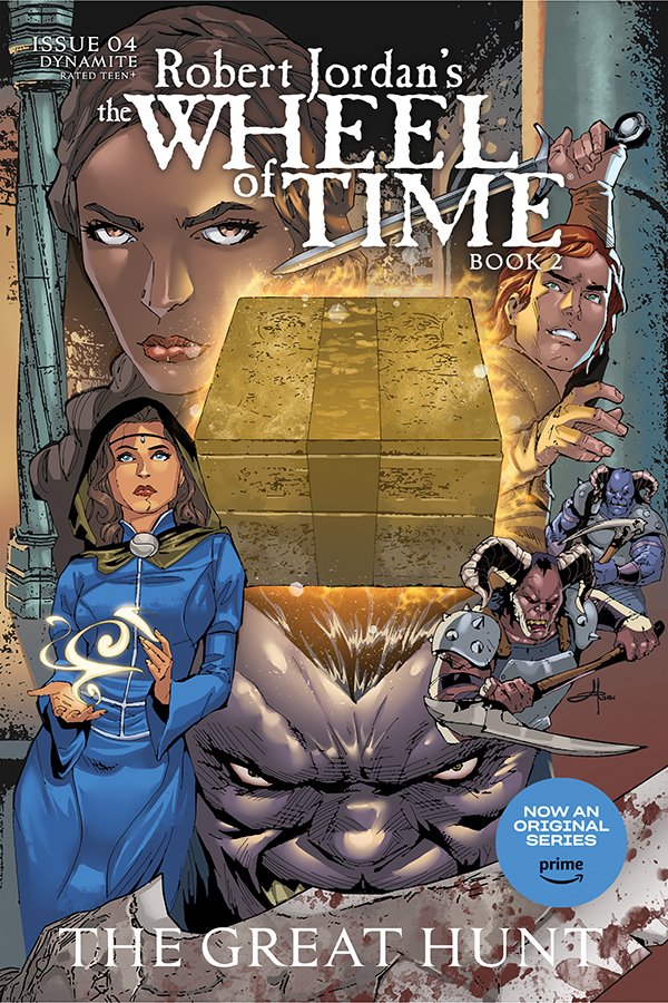 The February Solicitations are here. Let your retailer know what you want by December 18th! Check out these awesome covers for The Wheel of Time: The Great Hunt #4! #wheeloftime #robertjordan #rikhoskin #marchioabreu #melrubi #jordangunderson dynamite.com/htmlfiles/view…