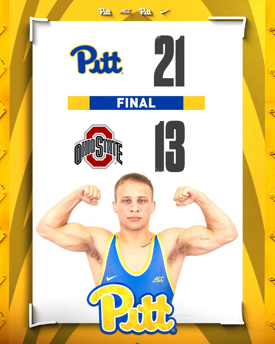 O-H... N-O‼️ LET'S GO‼️ #19 PITT STUNS #5 OHIO STATE 👏 SIGNATURE WIN FOR THE PANTHERS‼️ #H2P » #PINZBURGH