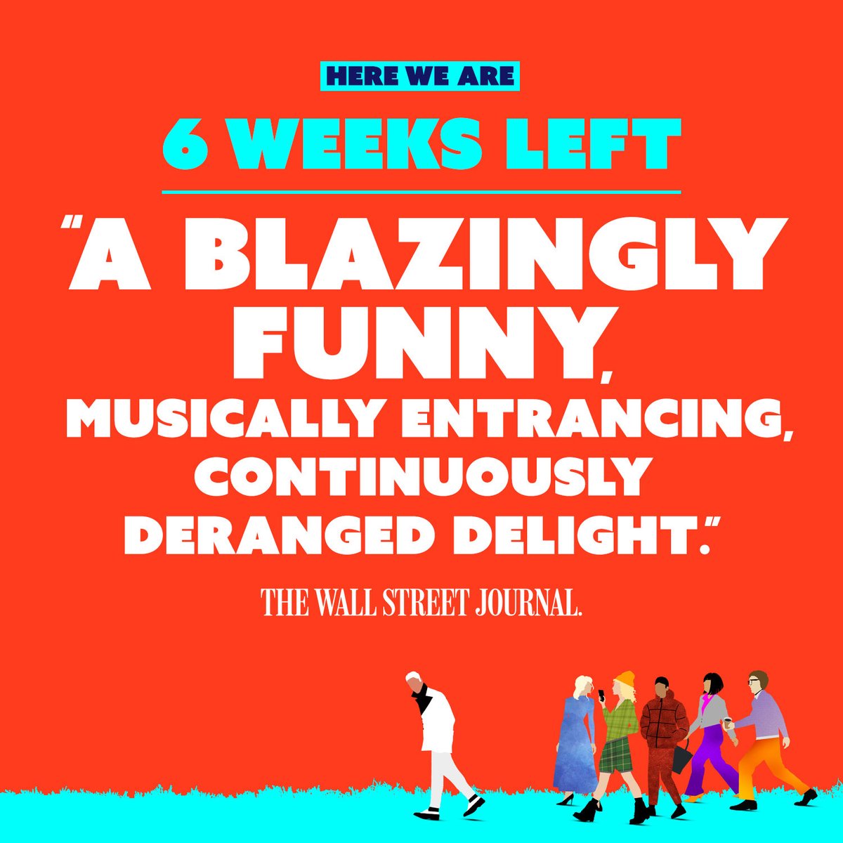 Here We Are, the final 6 weeks. Performances only through January 21 at <a href="/TheShedNY/">The Shed</a>.