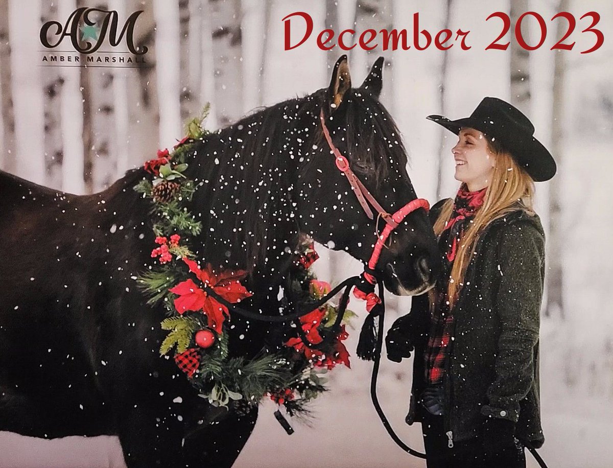 A little late but happy December! 🙈 Sorry I've been *very* M.I.A. but you know how life gets in the way. 🙃
Anyway, however you celebrate the season, I wish you all the happiness and joy and wonder that comes with it! - ❤️, Liz
📸: Shawn Turner, 2023 <a href="/Amber_Marshall/">Amber Marshall</a> Calendar