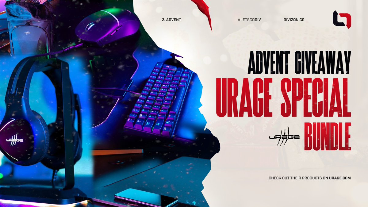 Auch am 2. Advent haben wir wieder gemeinsam mit @urage_gaming ein Special Bundle für euch zusammengestellt! 🤩

Wer Lust auf tolle Preise hat, sollte auch heute wieder an unserem Gewinnspiel teilnehmen, viel Glück! 🍀

➡ bit.ly/4aebDvy

#LETSGODIV #Giveaway