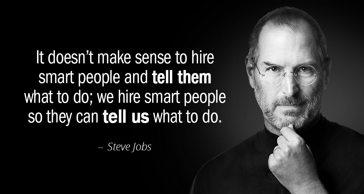 glenpyle's tweet image. We see the top-down approach to leadership fail so often because of the mistaken belief that the smartest people rise to the top.
This is a myth perpetuated by those at the top.