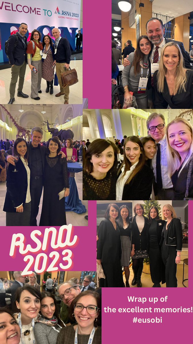 One of the world's largest radiology congresses #RSNA23 is behind us, but our wonderful memories are still fresh! This year, as always, valuable Eusobians contributed to the congress with the lectures they gave, the workshops they attended and many more🤩✨
#eusobi #breastimaging