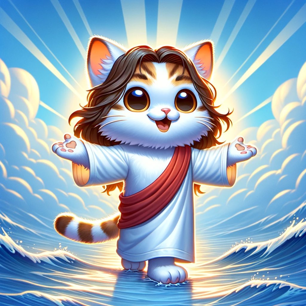 Thank you all for breaking through 1,000 followers! This is just Genesis! $jct #jesuscat #blessings #eth <a href="/Uniswap/">Uniswap Labs 🦄</a> <a href="/TheKarmaPad/">KARMA</a>