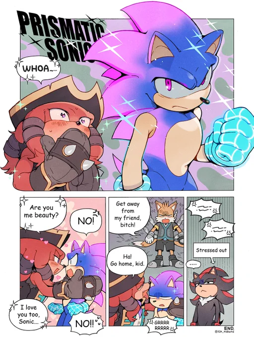 If Dread Met Prismatic Sonic #SonicTheHedgehog #SonicPrime #sondread(?