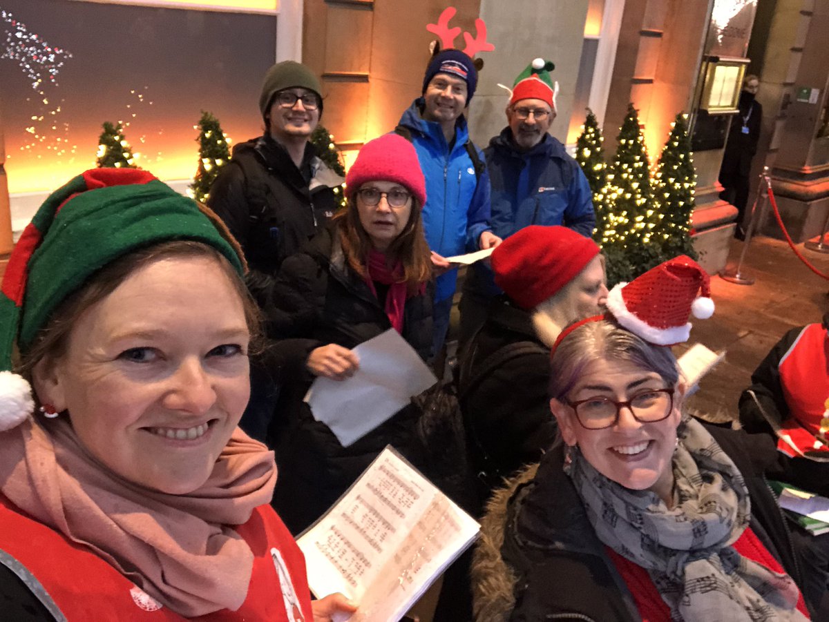 What better way to spend a rainy Sunday afternoon than to sing Christmas carols at the Dome with friends? Thanks @echcharity for giving us a spot! Many of us have first-hand experience of the amazing work you do. Thank you!! ❤️