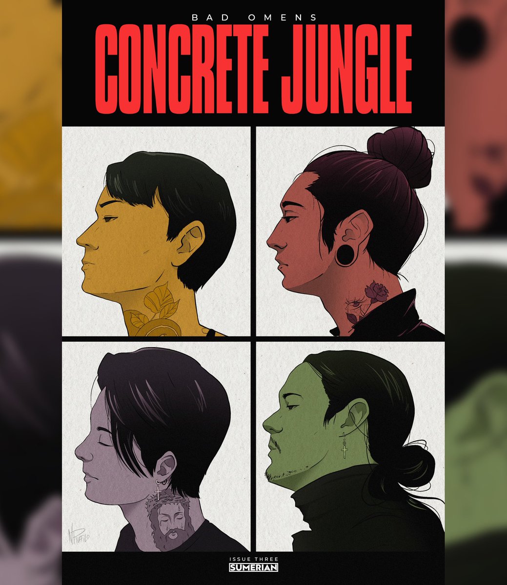 davisrider's tweet photo. The latest variant drawn by Nicholas Ruffilo just dropped! He drew this sick Gorillaz Demon Days homage for Concrete Jungle issue #3. Limited edition, available now at https://t.co/R9f7EV9fU5 https://t.co/7dYehigplI