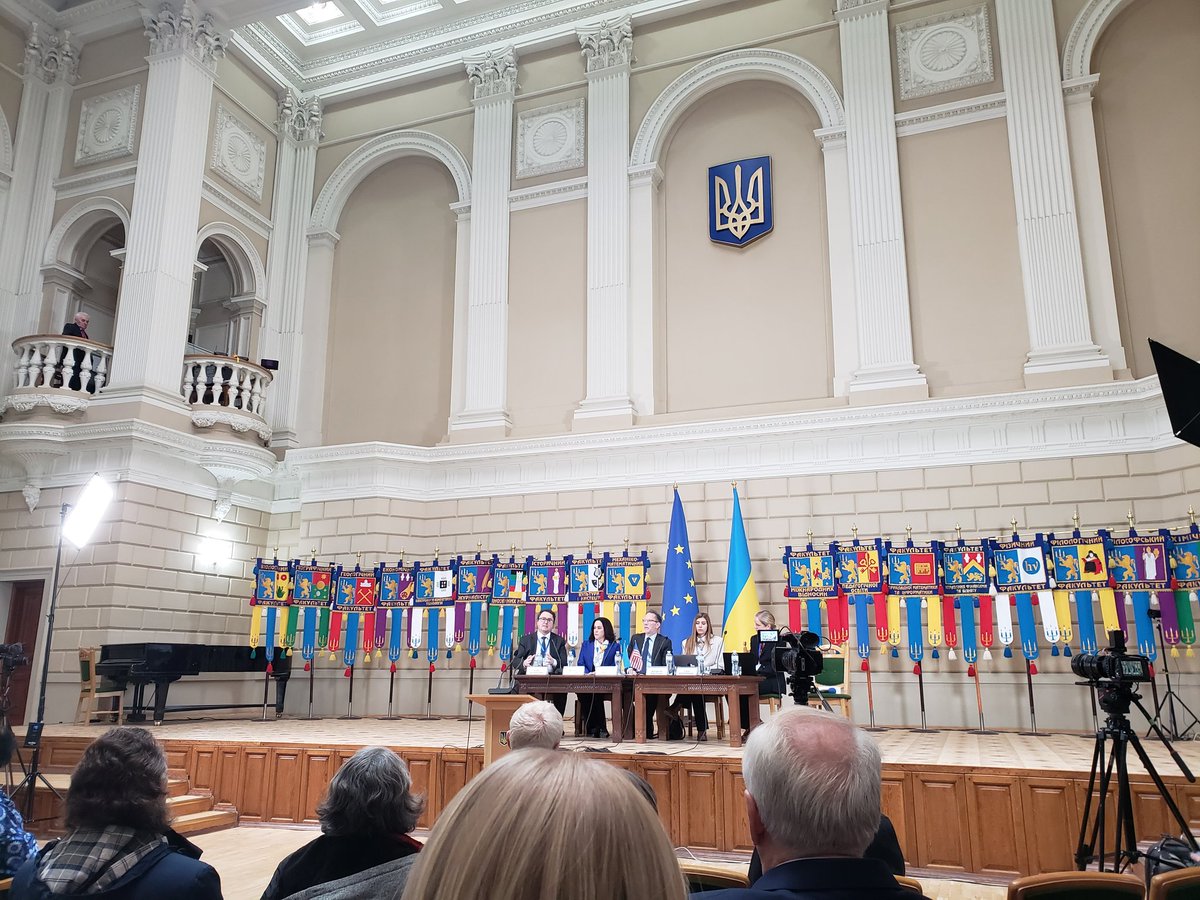 RHJCPres's tweet photo. To mark the 75th anniversaries of the #genocideconvention and #udhr, I've spent the last few days learning from incredibly smart and dedicated people. Thank you @asilorg and #uaintlaw for organizing. More to come.  #UDHR75 #GenocideConvention75 https://t.co/wpsmOSlx50