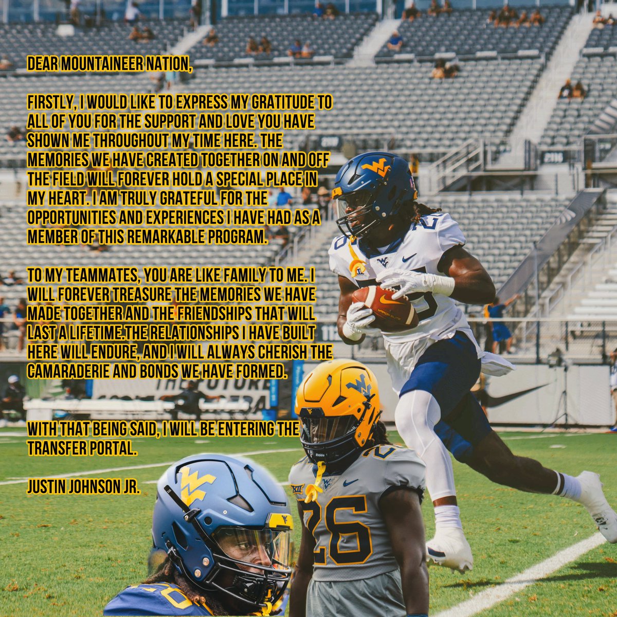 Thank you WVU💙