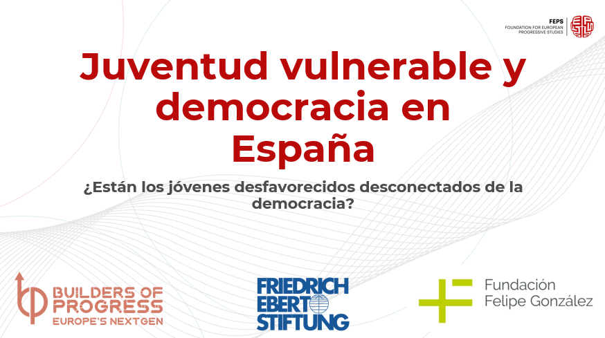 Mañana a las 12.30 tengo el gran placer de presentar junto a @javierccll nuestro informe sobre 'Juventud Vulnerable y Democracia' en el CaixaForum de Madrid.