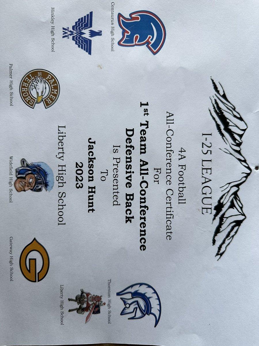 Honored to have been chosen by the coaches in my league as first team all conference for the second year in a row!
<a href="/PlaymakerCorner/">Playmaker’s Corner</a> <a href="/PrepRedzoneCO/">Prep Redzone Colorado</a>