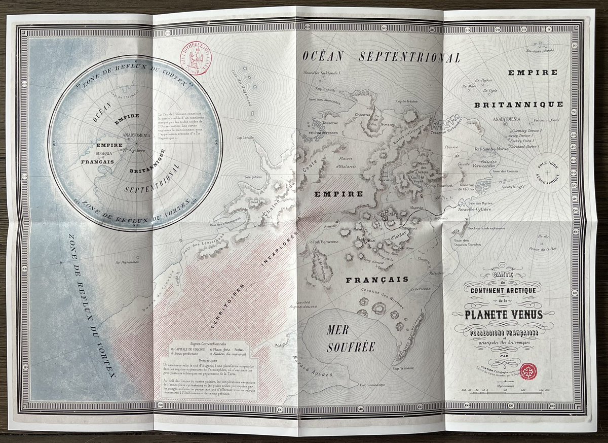 Los de LiberDistri me han enviado un montón de postales, pegatinas y marcapáginas 😍 Me encanta TODO! 

Y el mapa de Venus, maravilloso y magnífica estrategia porque ahora quiero el artbook 🙈💸😍
Merci et joyeux Noël <a href="/CauretteBD/">Caurette Editions</a> ♥️