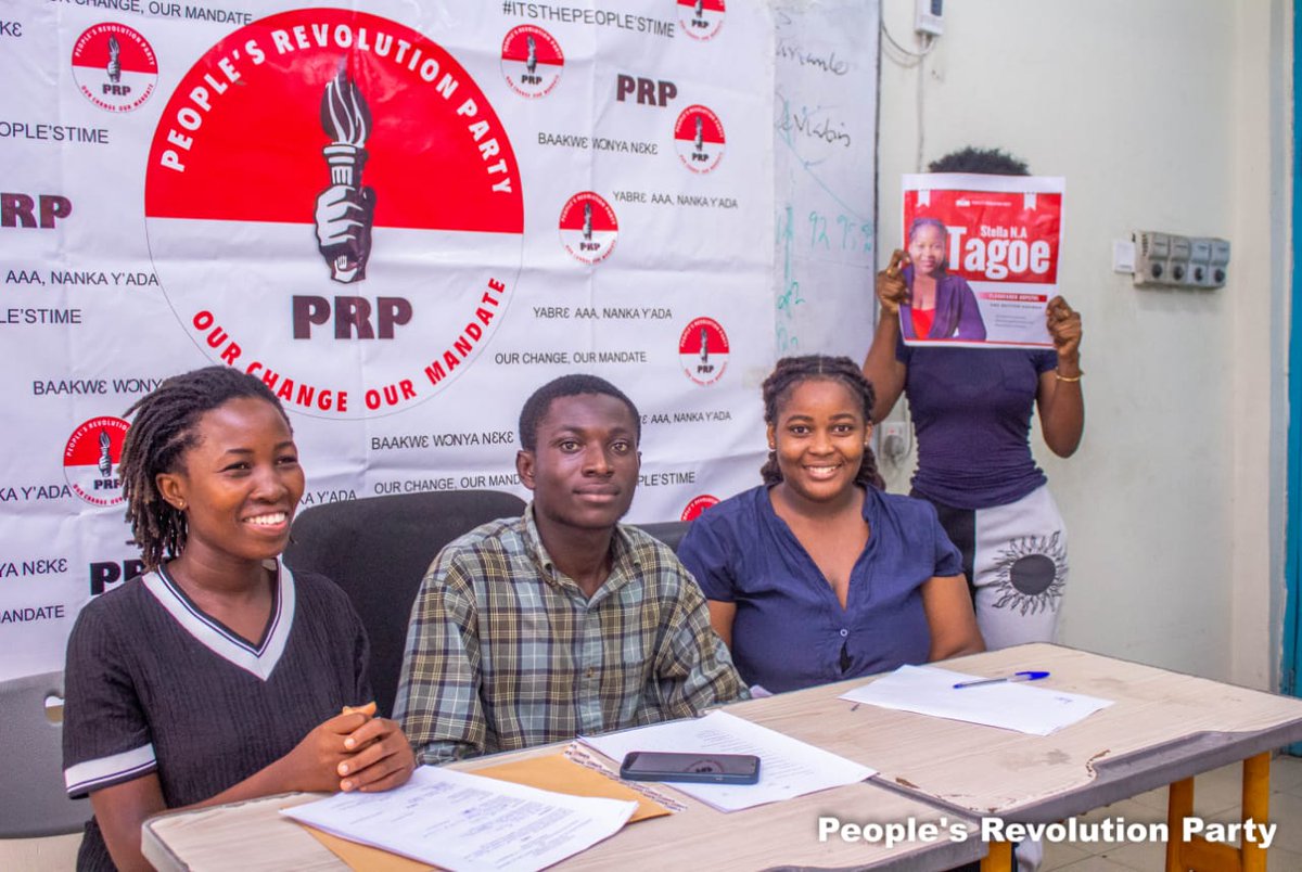 revolution48394's tweet photo. For the People, By the People: Stella Naa Ameley Tagoe takes bold step to contest for the Presidential Nominee of the People's Revolution Party
#ItsThePeoplesTime #ourChangeOurMandate #Polcom23 https://t.co/7is3wSegqA