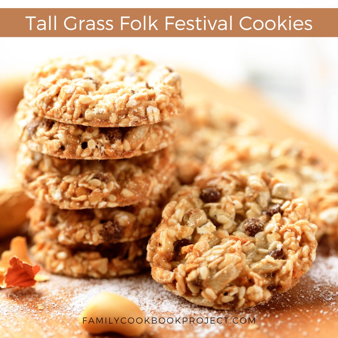 This recipe for Tall Grass Folk Festival Cookies is from the Heinrichs Family Cookbook, one of the cookbooks created at FamilyCookbookProject.com.

familycookbookproject.com/recipe/2444794…

 #familycookbook #cookies #cookierecipe #familycookierecipes #easycookierecipes #bestcookierecipes #oatcookie