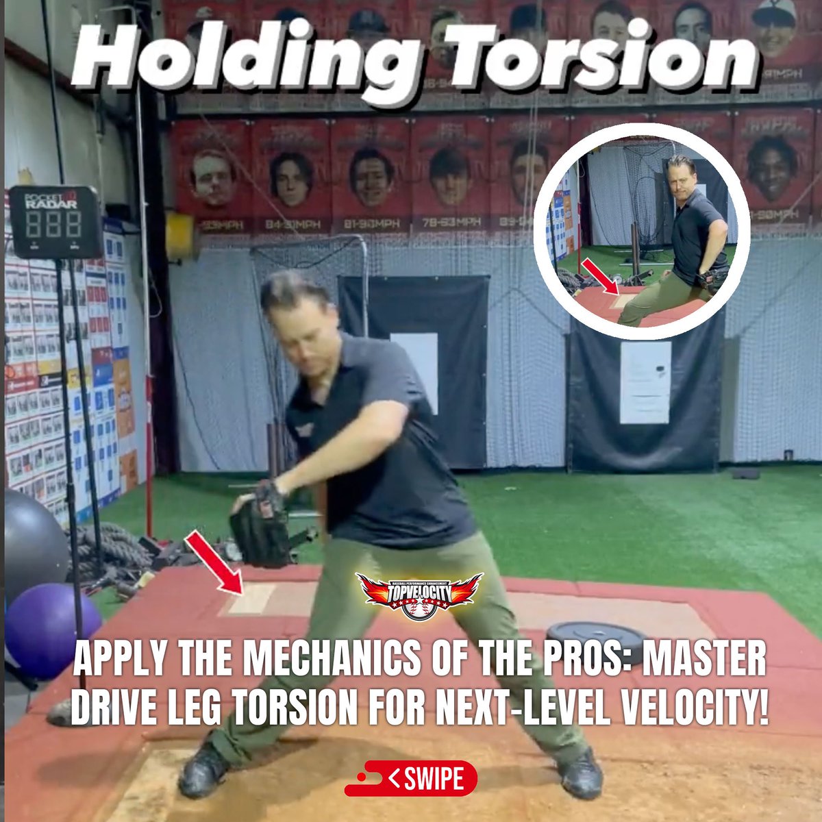 TopVelocity's tweet image. Step Into Elite Pitching: Learn to Lock in Drive Leg Torsion for Major League Velocity Boost! 🔒⚾🔥 Ready to pitch like the pros? It&apos;s all in the mechanics - swipe left to dive deep into the technique that&apos;ll change your game forever! #PitchingMechanics #TopVelocity…