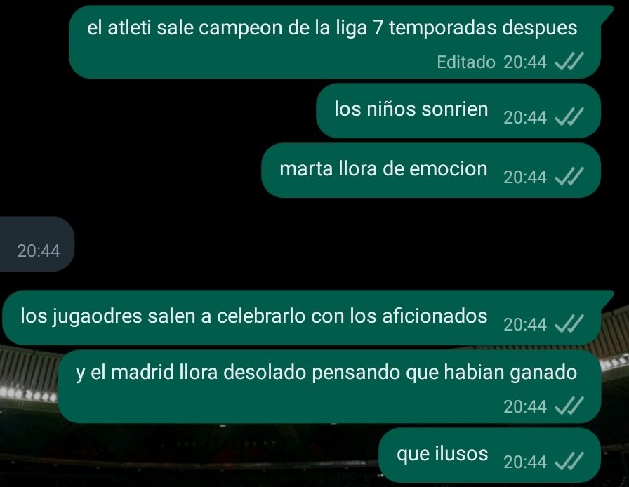 dijo que lo que se me ocurriese.