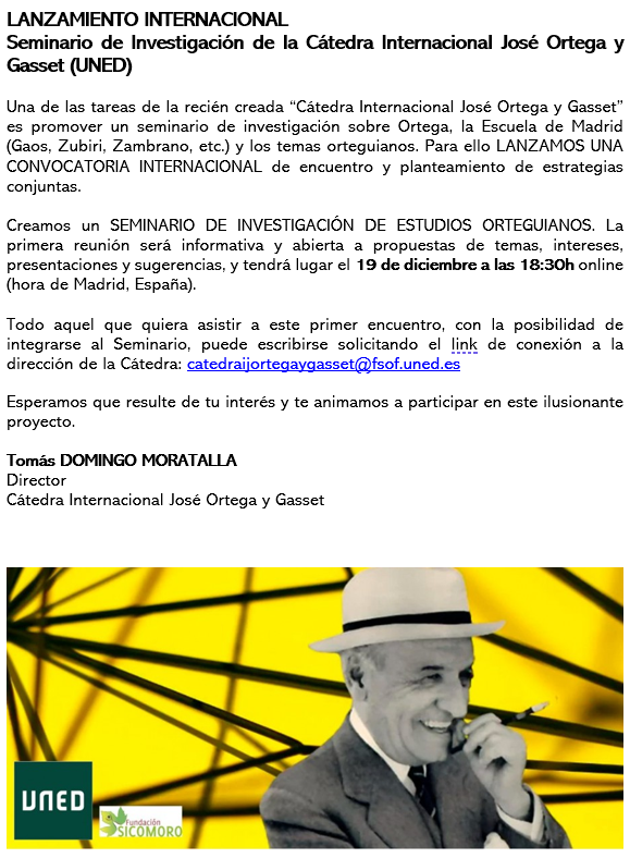 Por si os interesa. Quedáis invitados.