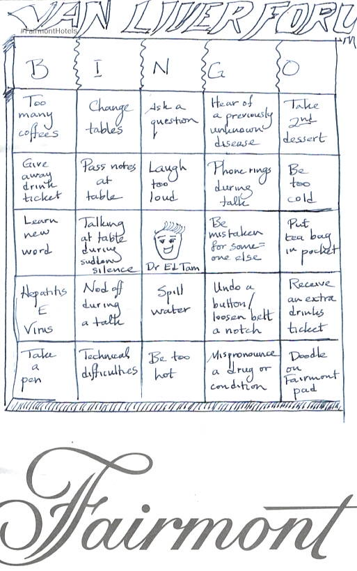 NanceCunningham's tweet image. Vancouver Liver Forum is my favourite conference!
#conferencebingo #bespokebingo
#FairmontVancouver #livertwitter