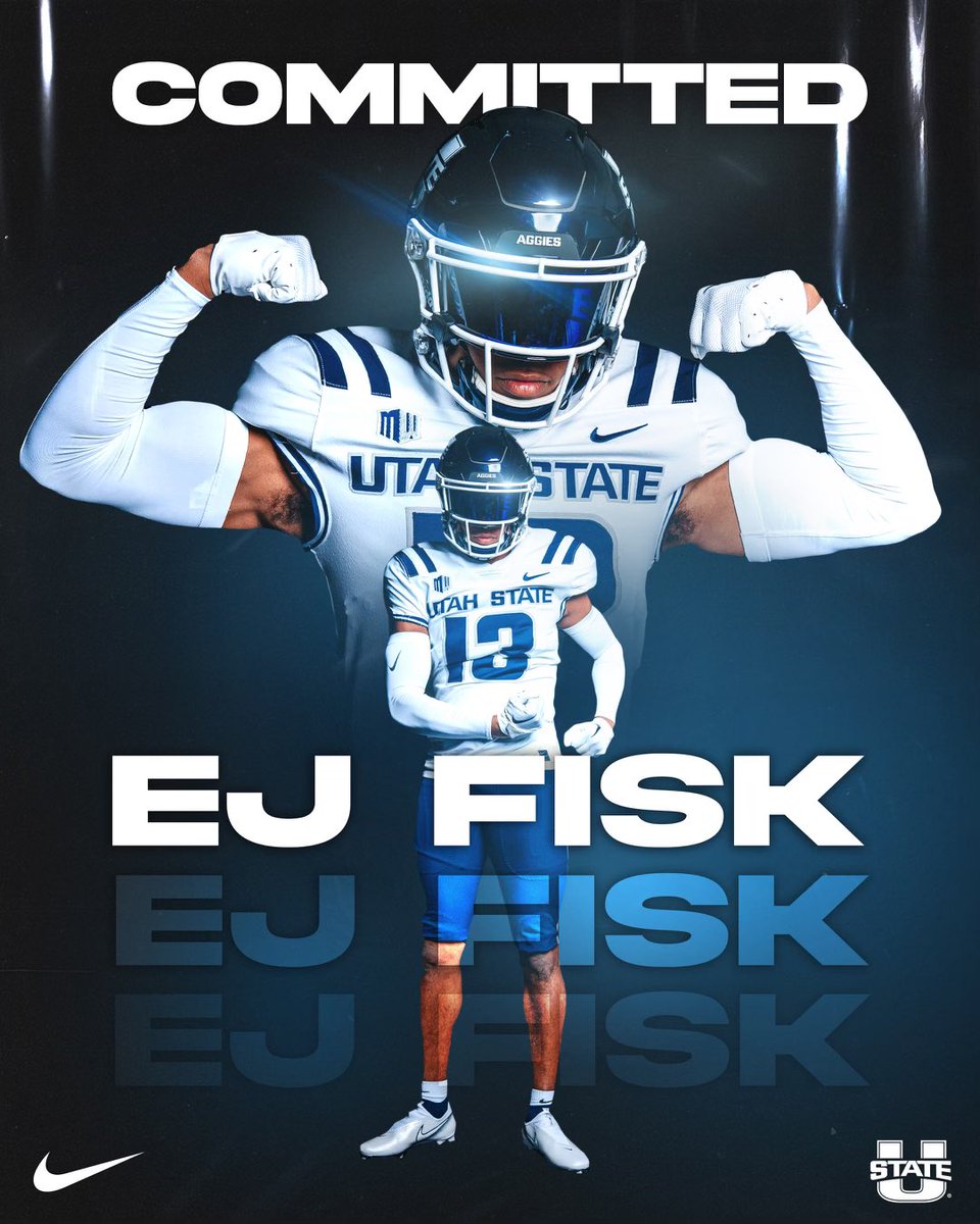 EjFisk4's tweet image. 110% Committed🔵⚪️ Go Aggies🤘 #AGTG @DBCoachWhite @USUFootball