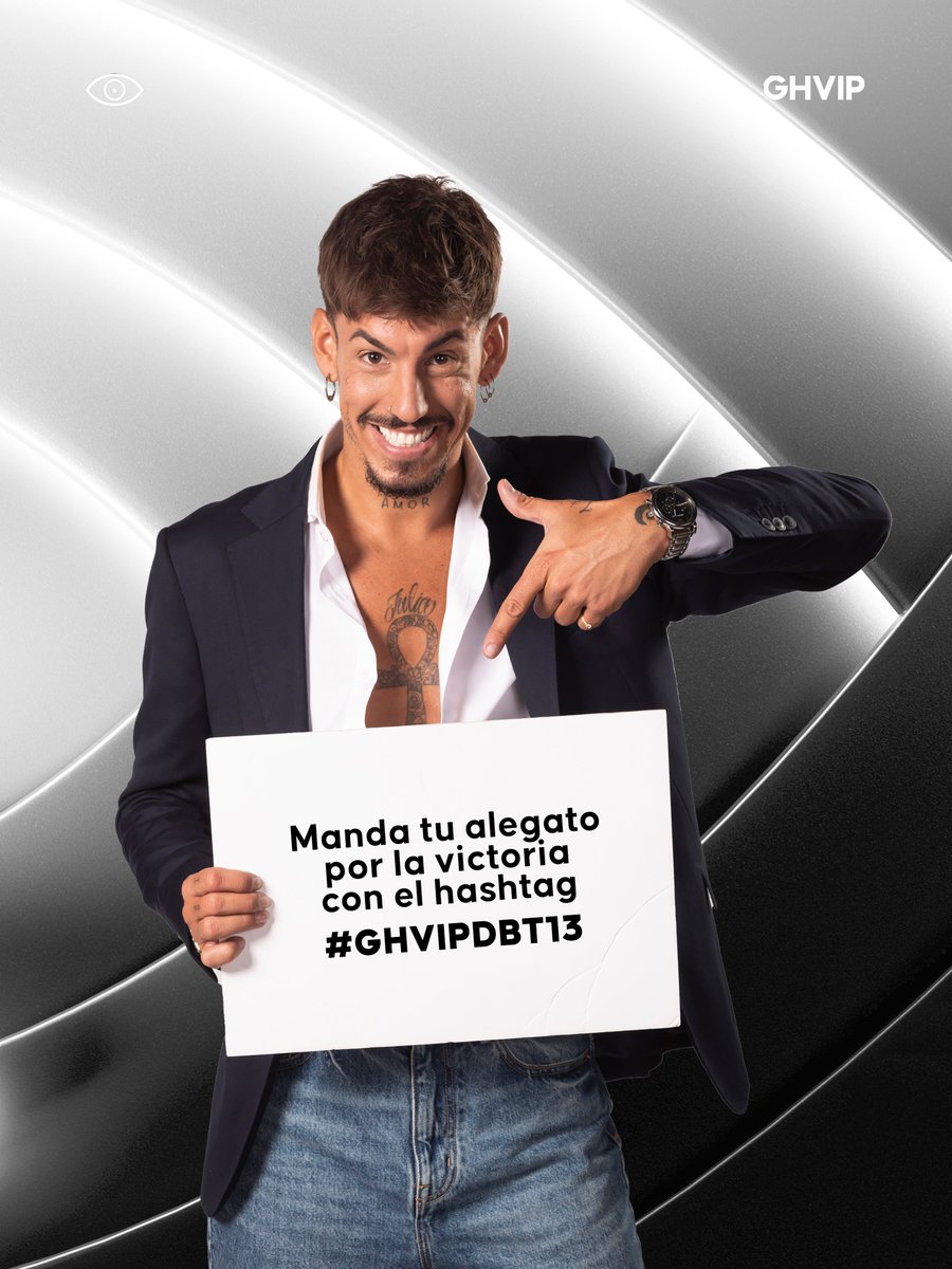 ghoficial's tweet photo. ¡Comienza la CAMPAÑA ELECTORAL por la victoria! 🏆 Y es hora que vosotros también hagáis alegatos por vuestros favoritos.

🔁 Si piensas que Luitingo debe ganar #GHVIP8

Escríbenos tu alegato con el hashtag de hoy: #GHVIPDBT13
A las 22:00h en @telecincoes https://t.co/uPHxfI889P