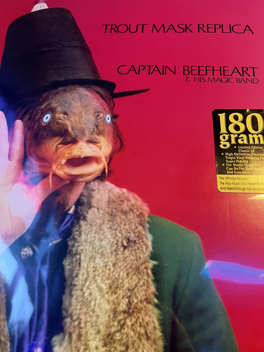 bayrides's tweet photo. My safe space ❤️🐟 #captainbeefheart #troutmaskreplica #vinyl #thirdmanrecords https://t.co/kO0BL5alhL