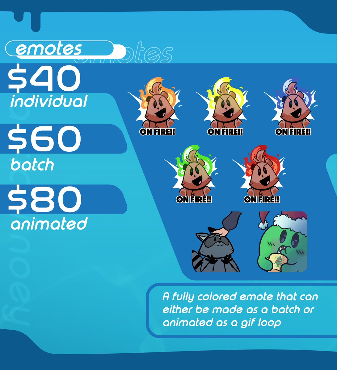 NauticalNoey's tweet photo. Some slight price adjustments here and there since this is more of a reminder that I have been and am always open! 
DM's are always available and Discord (@ nauticalnoey) is always an option! : ) https://t.co/1ZsHo33Ogr