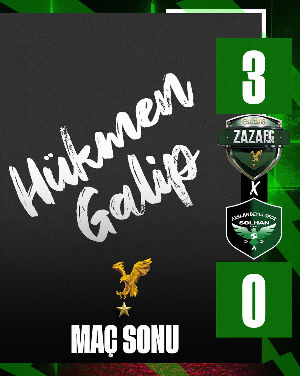 MAÇ SONU ⏹

@omer_barac_z @aziz_byrm12 @veyselbeltekin1 @zaza_fc_london @zaza_fc_bingol @12bingolspor @bingolamatorhaber @zzsportstr @cevatbaracc @bingolamatorgazetesi