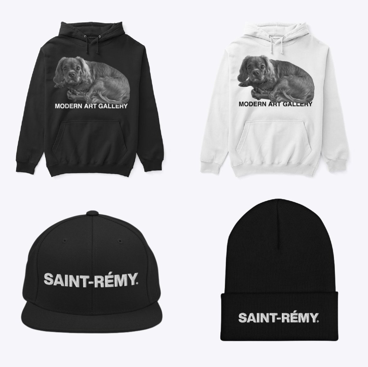 SNTRMY's tweet photo. LITTLE APOLLO 

Hoodie : $34.99 / €44.99

_________________________________________

SAINT-RÉMY EMBROIDERED HATS

SNAPBACK : $24.99 / €29.99
BEANIE : $24.99 / €29.99 https://t.co/yWuCF4Hxth
