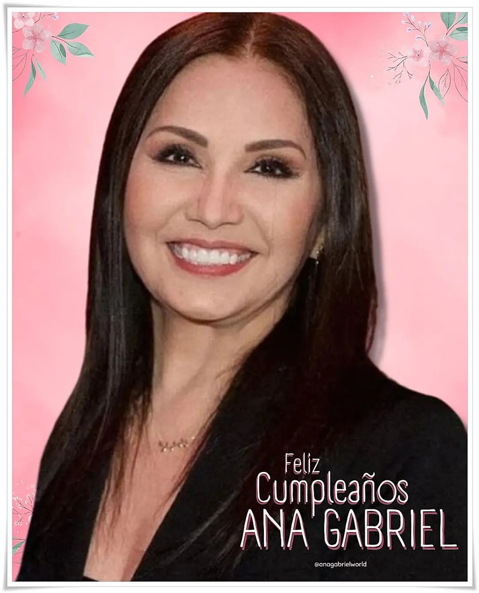 anagabrielworld's tweet photo. ¡Feliz cumpleaños a nuestro adorado talismán! Dios te bendiga y conceda salud en cada paso que das, los mejores deseos para este nuevo año de vida @ANAGABRIELRL!🎂💐💗🙏🏽
 
#AnaGabriel #UnDeseoMás #MundoAG https://t.co/Ff0ESIGQ7e