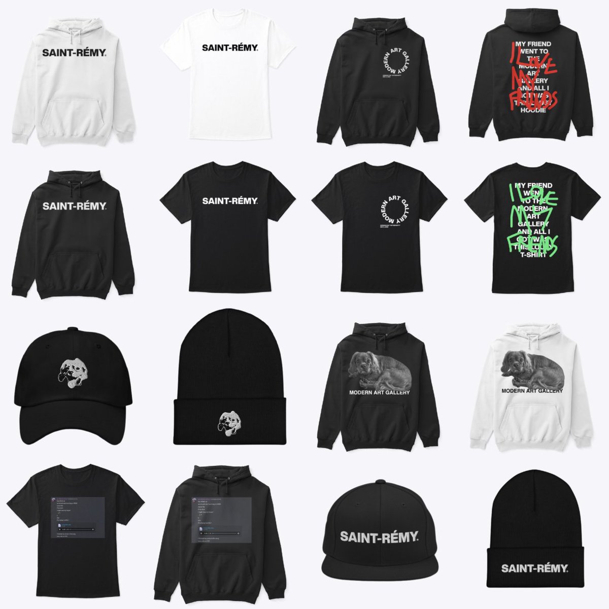 SNTRMY's tweet photo. THE SAINT-RÉMY BASICS AND MODERN ART GALLERY COLLECTION IS OUT NOW!

THIS THREAD DESCRIBES EACH PIECE https://t.co/kjZ1pY68iR