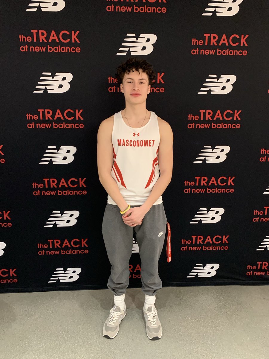 Nathan Molina-Lopez’s  high jump of 6’-5” sets new Masco boys indoor record.