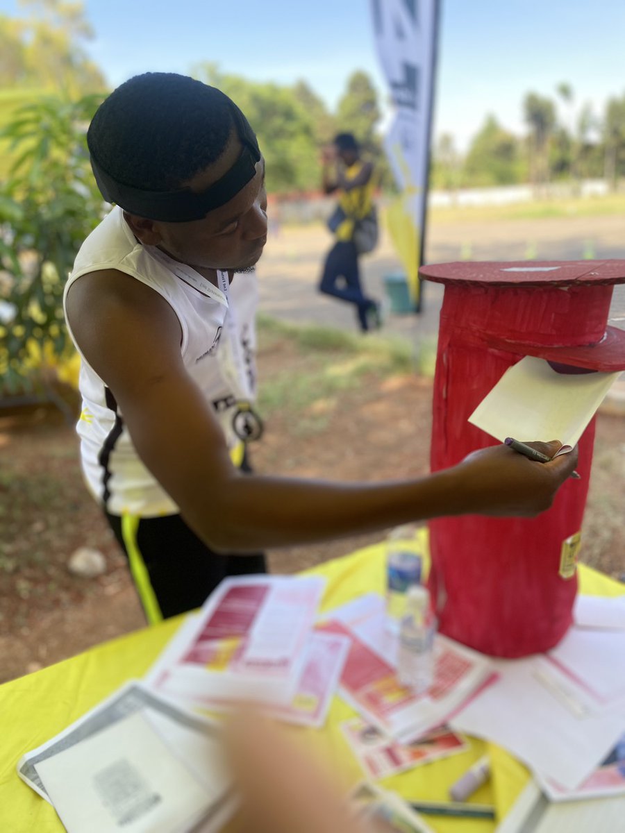 Today was the day #runforrights2023 was a success and combined with the #writeforrights initiative as well . Major thanks to @amnesty_zim for such a stellar event . Glad to have volunteered for this event with other Youth Activists. Such engagements >>>>