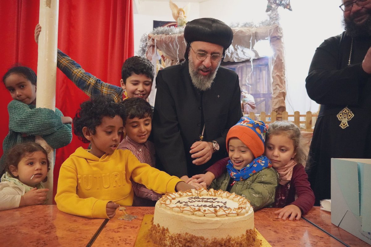 Archbishop Angaelos (@bishopangaelos) on Twitter photo A joy as always to be with our wonderful <a href="/StMaryStGeorge1/">St Mary and St George Coptic Church East London</a> community in #ManorPark, #EastLondon, with Liturgy and Consecration of Psalters, Readers, and Liturgical items. Afterwards in the hall we distributed <a href="/CopticFestival/">Coptic Festival</a> medals, celebrated a birthday…and (of course) had cake. A joy as always to be with our wonderful <a href="/StMaryStGeorge1/">St Mary and St George Coptic Church East London</a> community in #ManorPark, #EastLondon, with Liturgy and Consecration of Psalters, Readers, and Liturgical items. Afterwards in the hall we distributed <a href="/CopticFestival/">Coptic Festival</a> medals, celebrated a birthday…and (of course) had cake.
