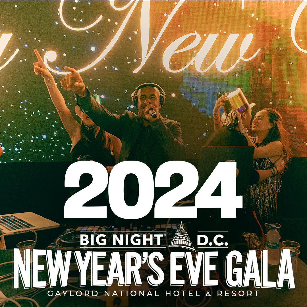 BigNightDC's tweet photo. 🎉✨Let's welcome the New Year in style – it's time to dance, laugh, and create memories that will last a lifetime. Cheers to a Big Night and an even bigger year ahead! 🥂🌟#bignight #bignightamerica #GaylordNationalHotel #partydc #hiballevents #NationalHarbor https://t.co/2p2jmWBNXL