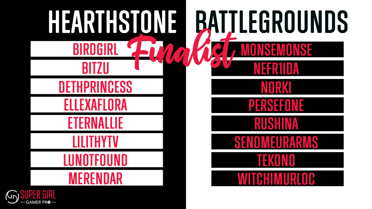 We are live with our <a href="/PlayHearthstone/">Hearthstone</a> Battlegrounds Tournament FINALS! ✨

🎙️ <a href="/dawniedk/">AFG | dragonriderTCCG - Queen of Cards</a> &amp; <a href="/RaneTDF/">Rane</a>

Who's gonna take home the 🏆? 
Let's do this 👇
📺twitch.tv/supergirlgp
📺youtube.com/@SuperGirlGame…