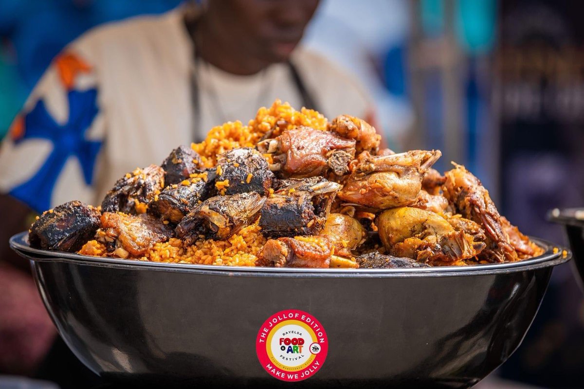 1Porbenihere's tweet photo. Finale of the Bayelsa Food and Art Festival is underway.
#Porbenihere #your_strategist #BFAF2023 #makewejolly #jollofedition https://t.co/1vFm1MzED9