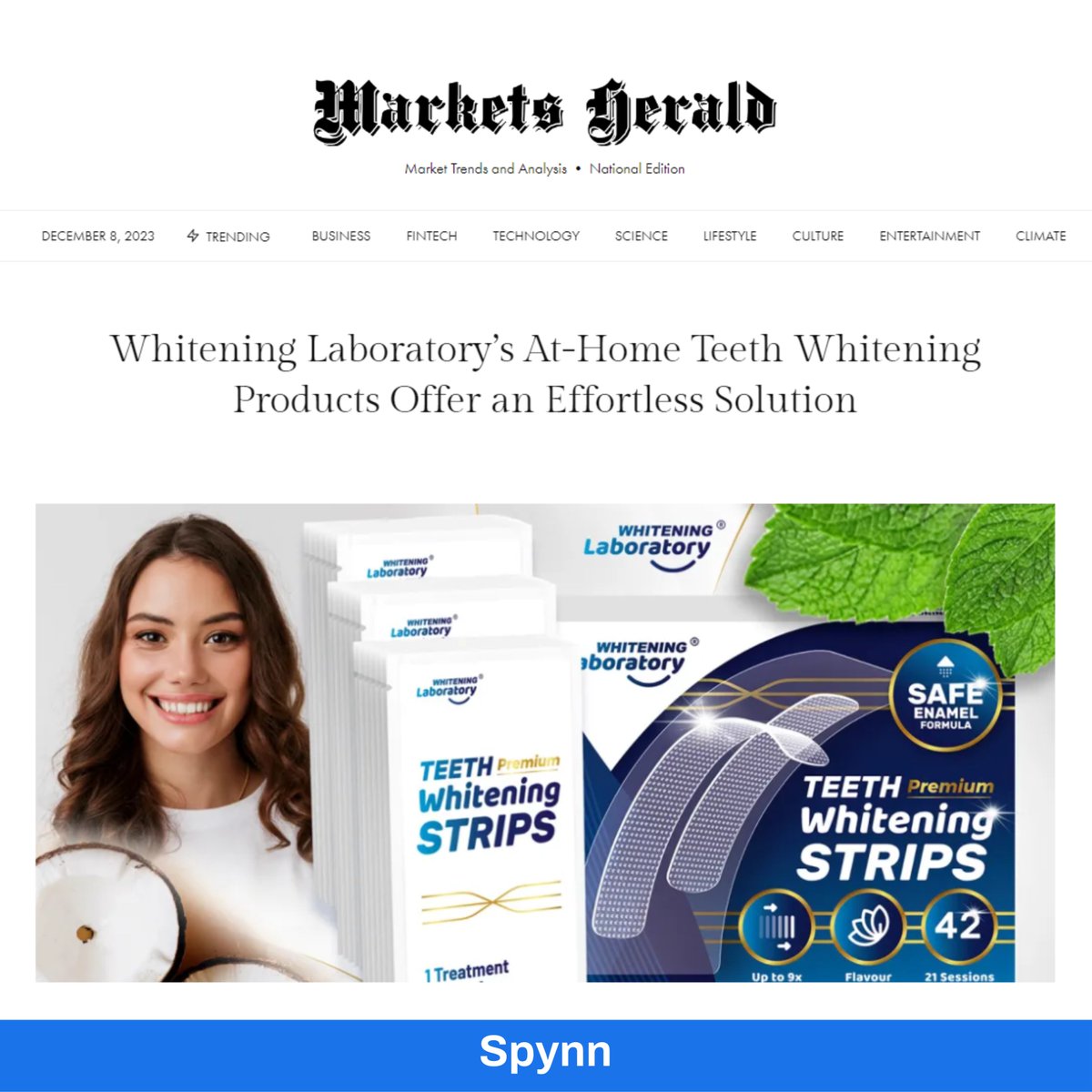 spynn_co's tweet image. Whitening Laboratory + Spynn = Headline success! 🌟 See how we can boost your brand&apos;s story. 

#SpynnSuccess #BrandBoost #GetOnForbes