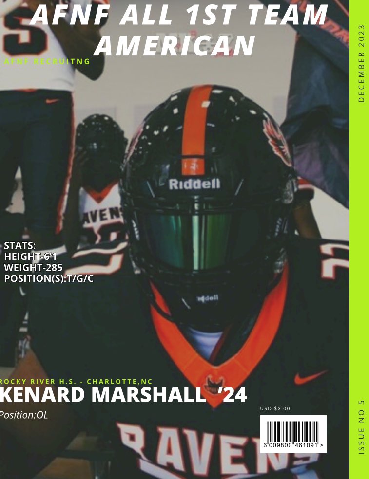 Kenard Marshall <a href="/KenardOfficial/">🥞Kenard Marshall🥞</a> 
🎥 hudl.com/profile/175381…