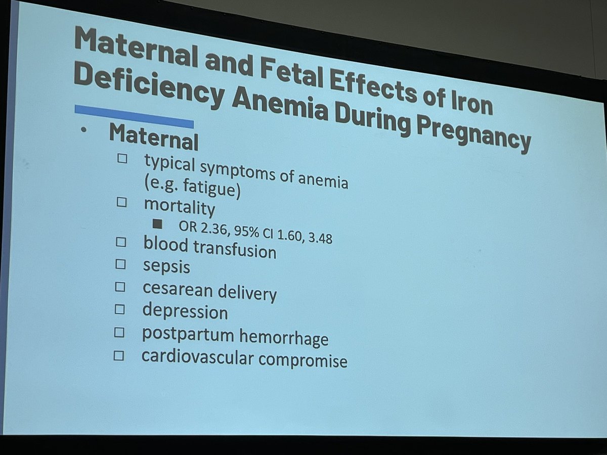 Dr Adam Lewkovitz speaks about iron deficiency in #pregnancy and is rather critical on the conservative guidelines. I hear an #ironrevolution 📣