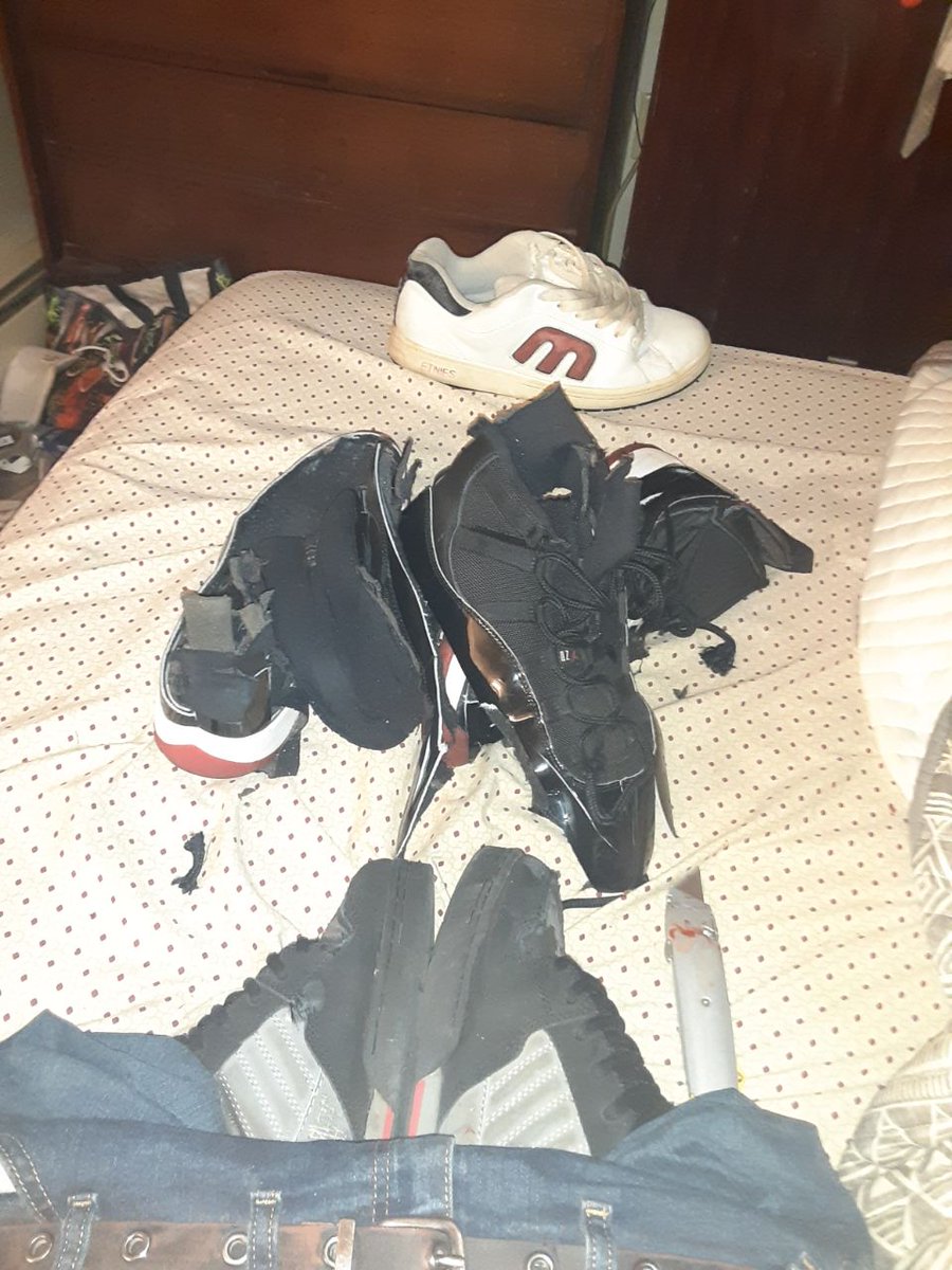 . <a href="/SneakerboyK23/">Kyle Sneaks</a> just can't stop begging and pleading for per ission to smash up more of his sneakers while I watch, he needs it like he needs to breathe at this point! His collection of kicks is as good as gone if we keep this up! 😈