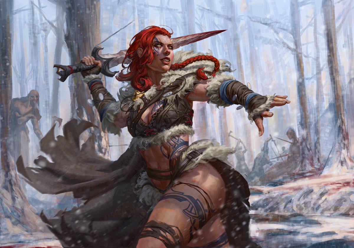 Female barbarian for Oath to embers
.
.
.
.
#barbarian #digitalart #art #conceptart #characterart #characterdesign #boardgame #cardgame #boardgameart #commission #fantasyart #fantasy #tabletopgames #tabletop