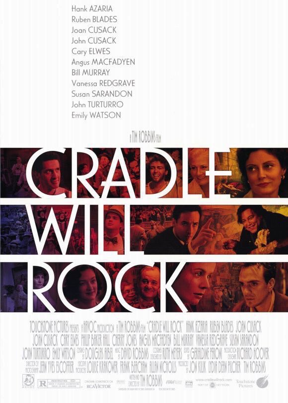 🎬MOVIE HISTORY: 24 years ago today, December 10, 1999, the movie ‘Cradle Will Rock’ opened in theaters! #HankAzaria #BobBalaban #JackBlack #RubenBlades #CorinaKattAyala #VictoriaClark #JoanCusack #JohnCusack @Cary_Elwes #PaulGiamatti #SusanSarandon #BillMurray @TimRobbins1
